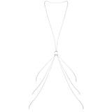BIJOUX - MAGNIFIQUE CHAÎNES MÉTALLIQUES POUR LE CORPS 8 ARGENT
