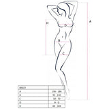 PASSION - FEMME BS027 BODYSTOCKING ROUGE STYLE ROBE TAILLE UNIQUE
