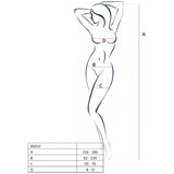 PASSION - FEMME BS032 BODYSTOCKING ROUGE TAILLE UNIQUE