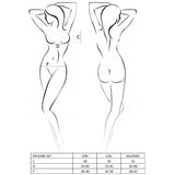 PASSION - FEMME PAULINE ENSEMBLE 3 PIÈCES TAILLE S/M