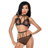 ME-SEDUCE - DOTTY ENSEMBLE DEUX PIÈCES NOIR L/XL