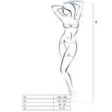 PASSION - FEMME BS046 BODYSTOCKING ROUGE TAILLE UNIQUE
