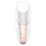SATISFYER - STIMULATEUR ET VIBRATEUR AIR LOVE TRIANGLE BLANC