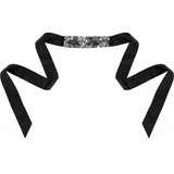 COQUETTE CHIC DESIRE - MASQUE EN DENTELLE NOIRE AVEC RUBAN