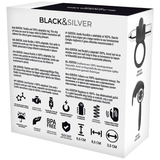 BLACK&SILVER - BAGUE RECHARGEABLE BURTON 10 MODES DE VIBRATION