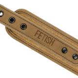 FETISH SUBMISSIVE ORIGIN - COLLIER CHAÎNE DOUBLÉE DE NÉOPRÈNE