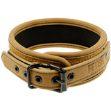 FETISH SUBMISSIVE ORIGIN - COLLIER CHAÎNE DOUBLÉE DE NÉOPRÈNE
