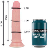 ROCKARMY - HARNAIS + GODE EN SILICONE LIQUIDE PREMIUM AVENGER 19 CM -O- 3.98 CM