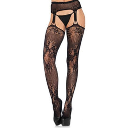 LEG AVENUE Bas Allure noir T.U