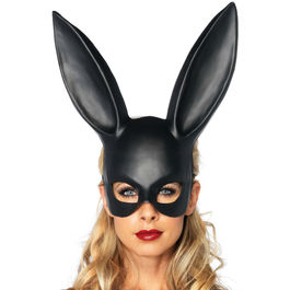 MASQUERADE RABBIT MASK BLACK LEG AVENUE