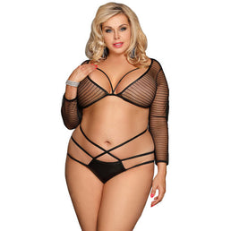 SUBBLIME QUEEN PLUS STRAPPY NOIR